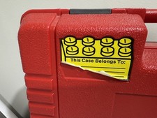 Vintage 1985 LEGO Red Storage Case Carrying B...