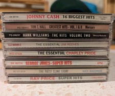 Classic Country CD Lot 8 Cash Hank Williams Patsy Cline George Jones Pride