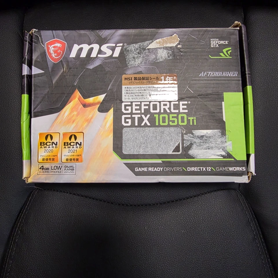 MSI Nvidia GeForce GTX 1050 Ti 4GB GDDR5 Low Profile GPU New Open Box - Image 4 of 4
