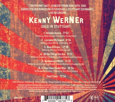KENNY WERNER SOLO IN STUTTGART NEW CD