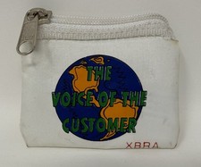 Xerox XBRA The Voice of the Customer Change Coin Purse Vintage Printing Tech