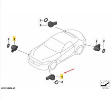 BMW Z4 G29 Parksensoren vorne 66207927948 NEU ORIGINAL
