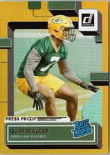 2022 Donruss #356 Quay Walker Premium Press Proof RC Rookie Packers