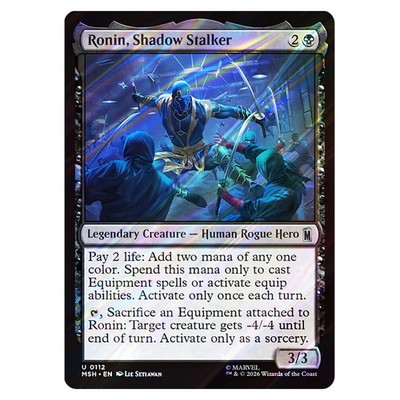 Magic The Gathering - Marvel Super Heroes - Ronin, Shadow Stalker - 0112 (Foil)