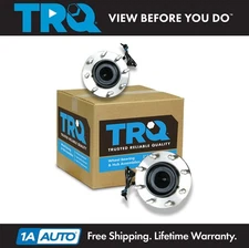 TRQ Front Wheel Hub & Bearing Set Kit for GMC Chevy Van 3500 HD 2WD