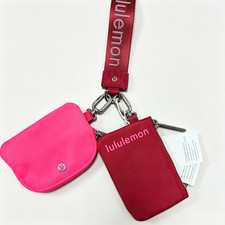 NWT Lululemon Dual Pouch Wristlet Wordmark Wa...