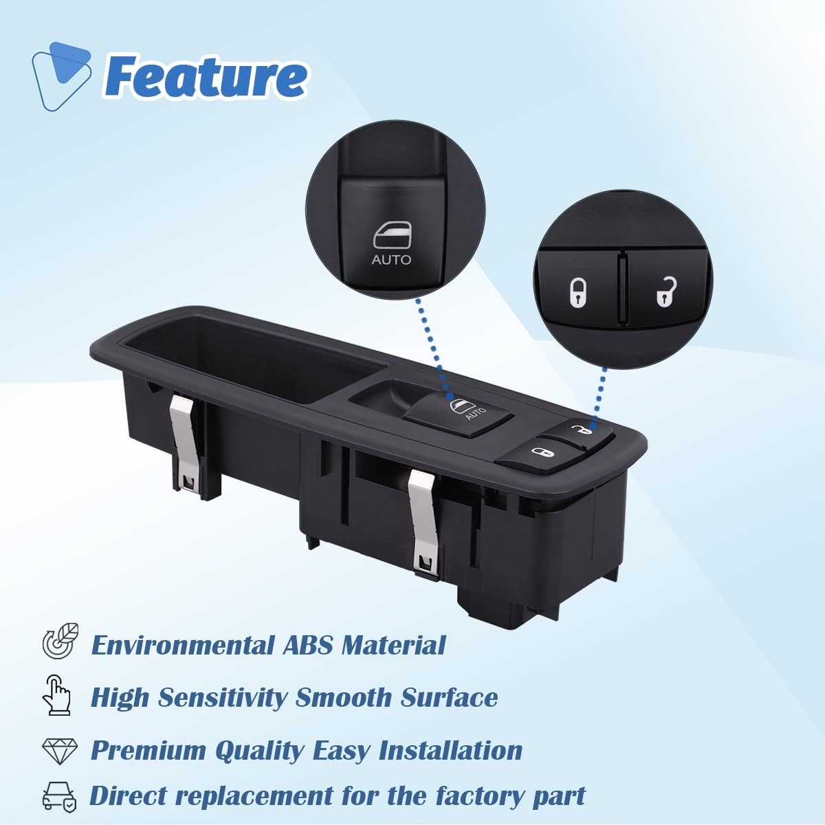 Passenger Side Power Window Switch Compatible with 2008 2009 2010 2011 2012... 