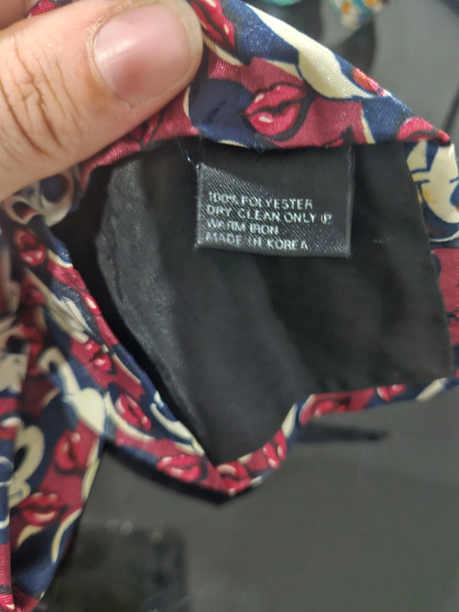 Mens DAVENPORT DISNEY Mickey Mouse And Lips  Novelty Tie