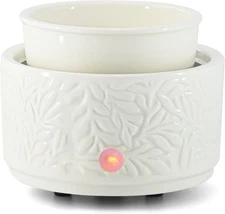 Wax Melt Warmer,Electric 3-In-1 Wax Melter,Ceramic Candle Wax Warmer Burner for 
