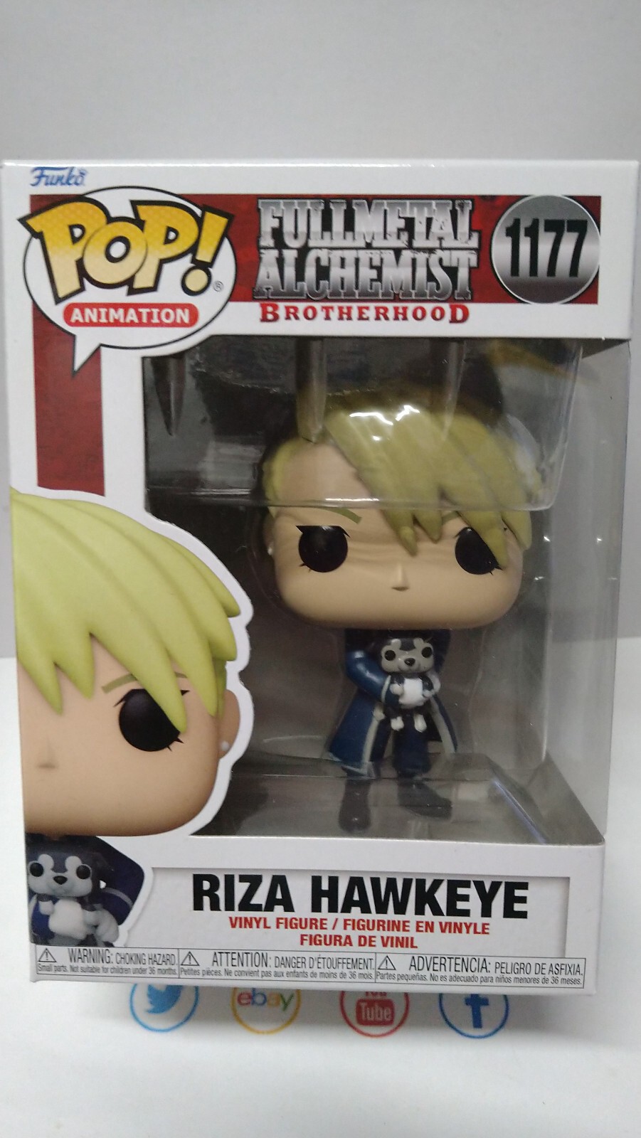 Funko Pop! FULLMETAL ALCHEMIST #1177 Riza Occhio di Falco (F15)