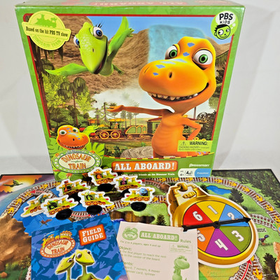Dinosaur Train All Aboard Board Game PBS Kids Pressman Complete Ages 4+