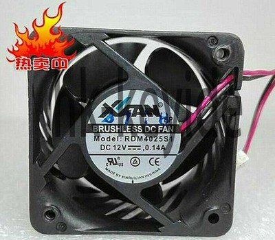 1PCS NEW XFan RDM4025S1 4025 40mm 4CM DC12V 0.14A 40x40x25mm Cooling Fan 2Pin