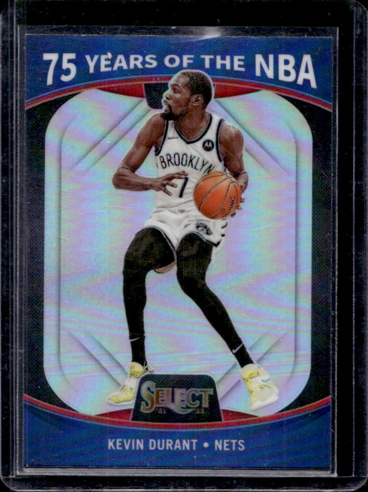 2021-22 Select Kevin Durant 75 Years of the NBA #52 Nets