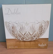 Dublin Serving Bowl-Shannon Crystal by Godinger - 8.5" - NIB!