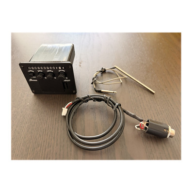 Ibanez AEQ2T Acoustic Guitar Soundhole Preamp EQ Tuner Black
