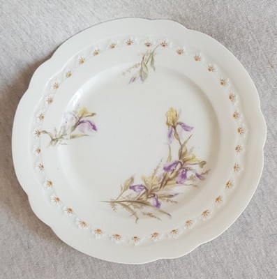 Bauer, Rosenthal & Co., Kronach, rarer Jugendstil Teller, um 1900, gemarkt