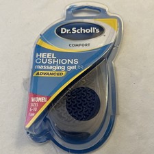 Dr. Scholl's Massaging Gel ADVANCED HEEL CUSHIONS 1 Pair Women's 6-10 comfort