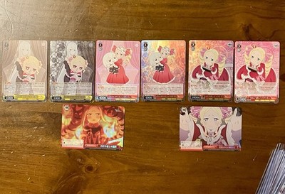 Weiss Schwarz Re:Zero Part 3 Beatrice Foil SR & RR RRR Holo Card Chase Lot Mint