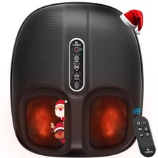 Foot Massager with Heat FSA Eligible HSA, Shiatsu Feet Massager with Remote C...