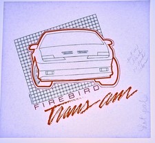 Original VINTAGE 1970s Heat Transfer | Pontiac Firebird Trans Am - Bundle 3