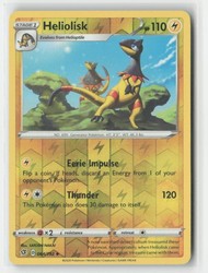 Heliolisk 064/192 Reverse Holo Rebel Clash Pokemon TCG