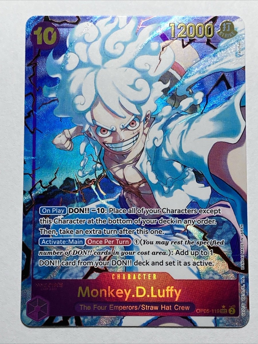 Monkey.D.Luffy OP05-119 Alt Art SEC - Premium Booster -The Best