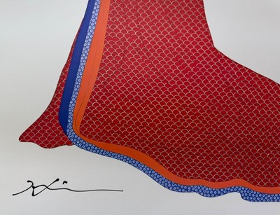 Hisashi Otsuka RED LADY OF THE 36 POETS Hand Signed Limited