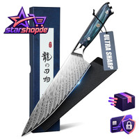 Kochmesser Profi Scharf Fleischmesser Mit Scheide 20Cm KüChenmesser Edelstahl
