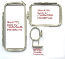 Set of 3 Embroidery Hoops Brother Baby Lock Sewing Machine SA445 SA444 SA442