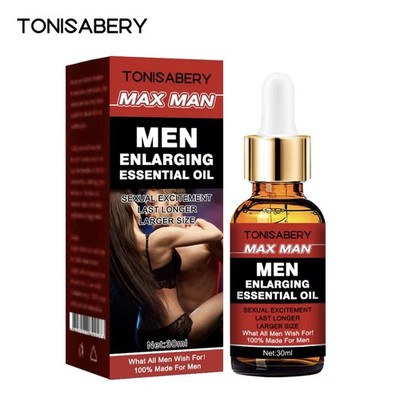 TONISABERY Max Man Essential Oil for Men 30ml Sexual Excitement Last Longer