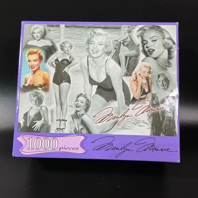 New Sealed Box MARILYN MONROE 1000 piece Jigsaw Puzzle HOYLE #5615 Made In USA