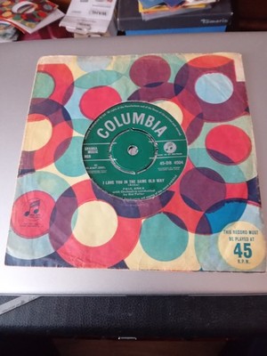 PAUL ANKA I LOVE YOU IN THE SAME OLD WAY 1960 RARE IN ORIGINAL COLUMBIA  SLEEVE