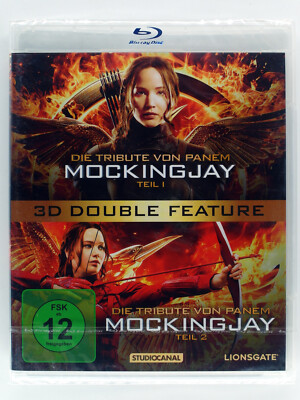 Die Tribute von Panem: Mockingjay Teil 1 + 2  3D - Jennifer Lawrence, Sutherland