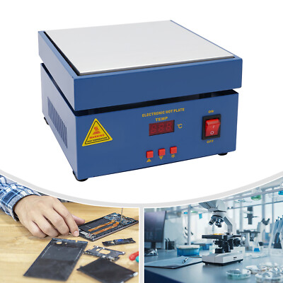 800W ﻿Preheat Soldering Station Electronic Soldering Hot Plate Welder Hot Plate