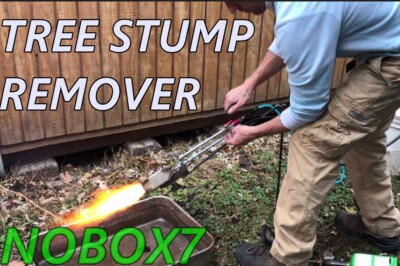 #ad #ad Tree stump remover crucible and mold pre heater burns all fuels NOBOX7 $130.00