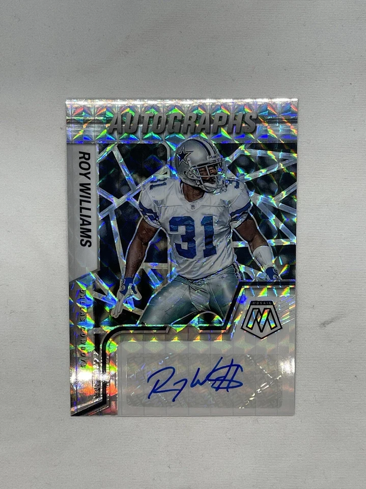 2022 Mosaic football Roy Williams silver mosaic autograph‼️ #AM-RW - Image 4 of 4