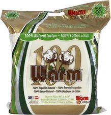 Warm Company Warm 100 Cotton Batting-Queen Size 90X110 (Pack of 1)