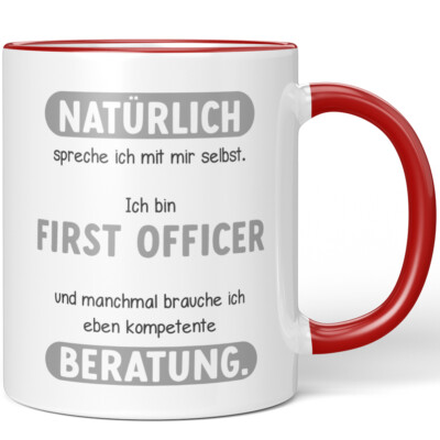 Natürlich spreche ich mit mir selbst. Ich bin First Officer und 10007136841