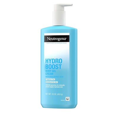 Neutrogena Hydro Boost Fragrance-free Hydrating Body Gel Cream, 16 Ounce