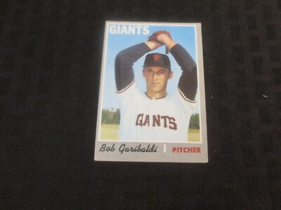 1970 Topps High Number #681 Bob Garibaldi Giants  VG