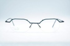 Vintage Puma Licefa MP656 Black Green Half-Frame Glasses Eyeglass Frame NOS