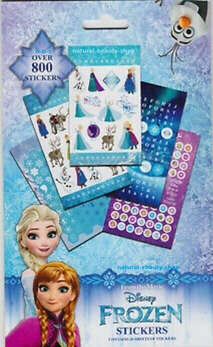 Disney Frozen Sticker Pack, 800 Stickers, KIDS OFFICIAL DISNEY PRODUCT