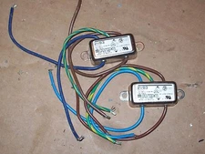 NEW PAIR CORCOM 2VB3 EMI FILTERS 2A @ 120/250 VAC P402