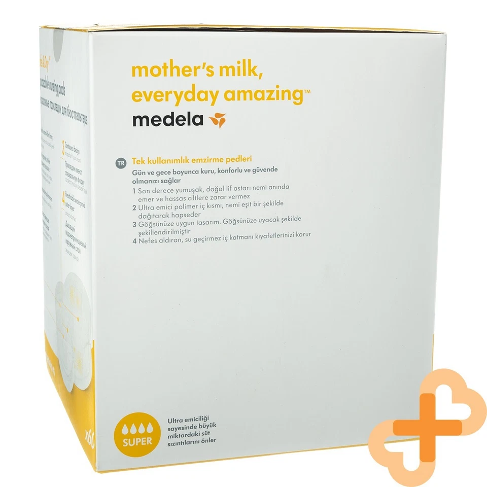 Medela Einweg Stillen Bremsbeläge 60 Stück Super Trocken & Dezent Sehr - Bild 2 von 4