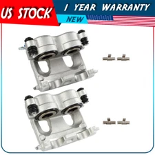 Pair Front Brake Calipers For 2003-2007 Ford E-250 99-07 Ford E-350 Super Duty