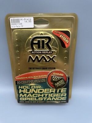 AR - Action Replay MAX - Sony PSP - Cheat System - Neu