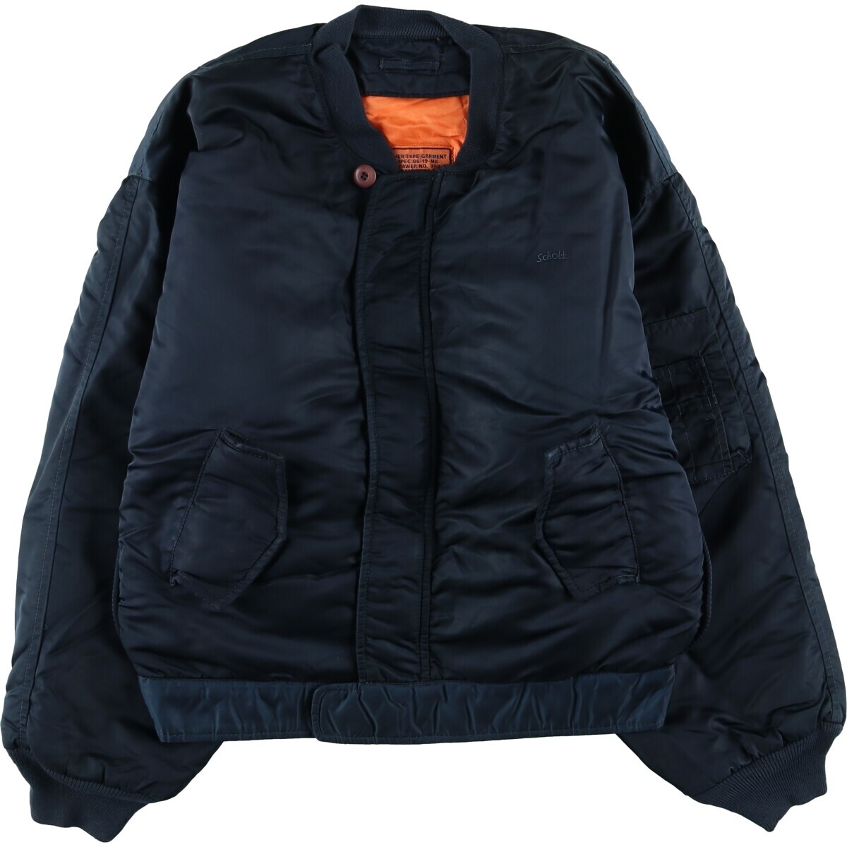 Old Clothing Civilian Item Schott Ma-1Padded Military Flight Jacket Men'S L /Eaa