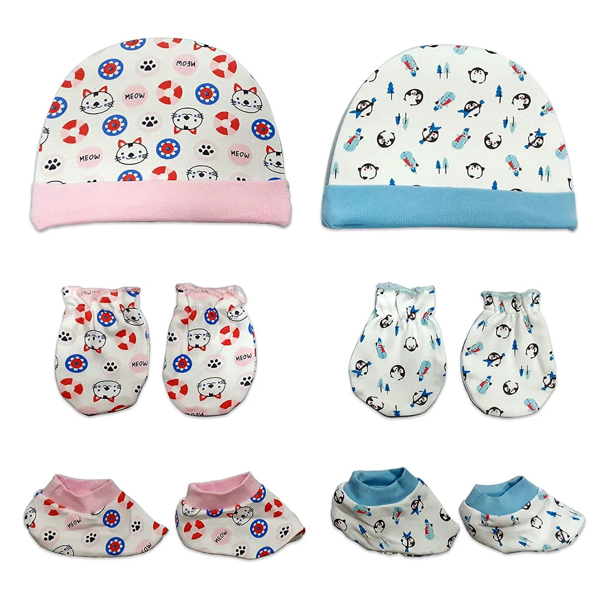 Caps mittens and booties sale