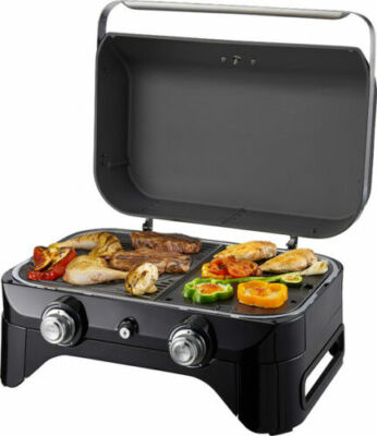 Tisch-Gasgrill 5000 Watt Schwarz Attitude 2100 LX Campingaz Aus Gusseisen