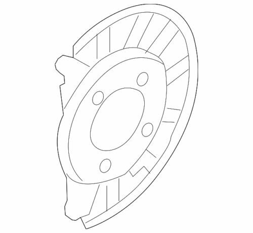 Placa de respaldo para Ford E150, E250, E350 Super Duty 2008-2019 (N/P 8C2Z-2390-B)